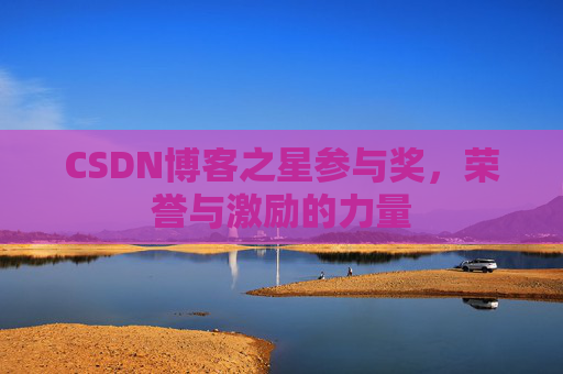 CSDN博客之星参与奖，荣誉与激励的力量